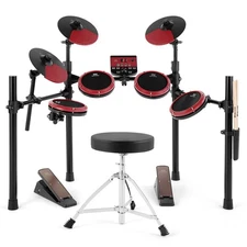 Electronic Drum Set, Electric Drum Sets for Beginners with 8" Mesh Drum Pads,...