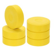 6 Pcs Washable Tempera, 2.3"x0.7" Large Tempera Paint Cakes, Dark Yellow