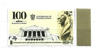 Mexico 2025  - 100Th, Universidad de Guadalajara