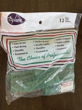 Vtg Nylrem Hair Wire Brush Rollers Mesh Curlers 11/16" Green 12 Pack Sealed USA