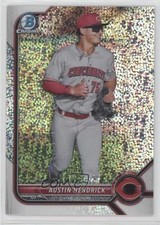 2022 Bowman Chrome Prospects Speckle Refractor /299 Austin Hendrick #BCP-33 0z2o