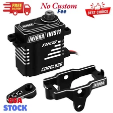 Coreless High Torque Micro Servo with Mount and Servo Horn for TRX4M TRX4MT 1/18