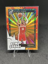 2024-25 Panini Donruss - Bomb Squad Trae Young #10 Holo Red & Green Laser /75