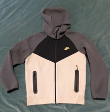 Nike Tech Fleece Windrunner Hoodie Sz S Light Orewood Iron Grey Gold FZ4709 104