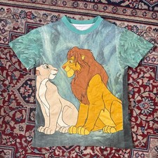 Vintage 90s Youth Lion King AOP T Shirt Kids Vtg Size Small