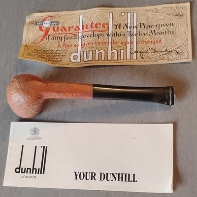 Dunhill Tanshell Billiard Estate Tobacco Pipe Made in England O17