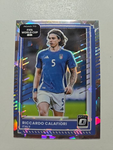 2025-26 Donruss Road To FIFA World Cup Cracked Ice Optic Riccardo Calafiori