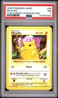 POKEMON BASE SET PIKACHU 1999 GAME #58 YLW.CHEEKS-SHADOWLESS PSA 7