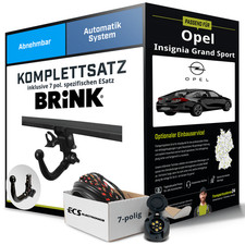 Für OPEL Insignia Grand Sport Z18 Anhängerkupplung abnehmbar +eSatz 7pol 17- Kit