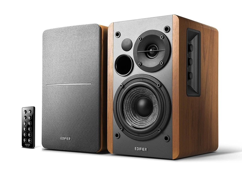 EDIFIER Studio R1280DB 2.0 BT Soundsystem Braun Holz Bluetooth Lautsprecher