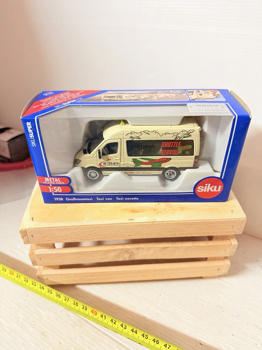 Siku 1938 - Modellino Furgone Taxi In Metallo Die-Cast, Scala 1:50, Giocattolo Da Collezione Per Bambini