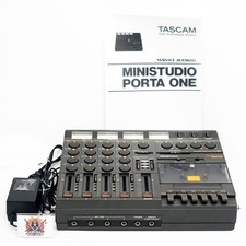 TASCAM Porta One 4-Track Multitrack Cassette Recorder Player Tested Japan