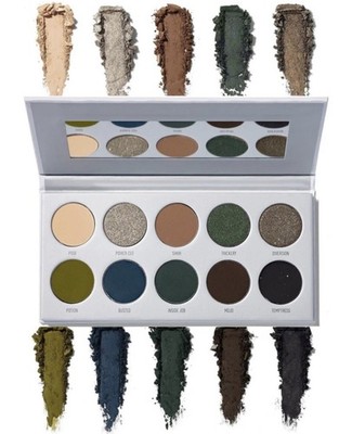 NIB Morphe X Jaclyn Hill Eyeshadow Palette Dark Magic 10 Color Shades Mirror