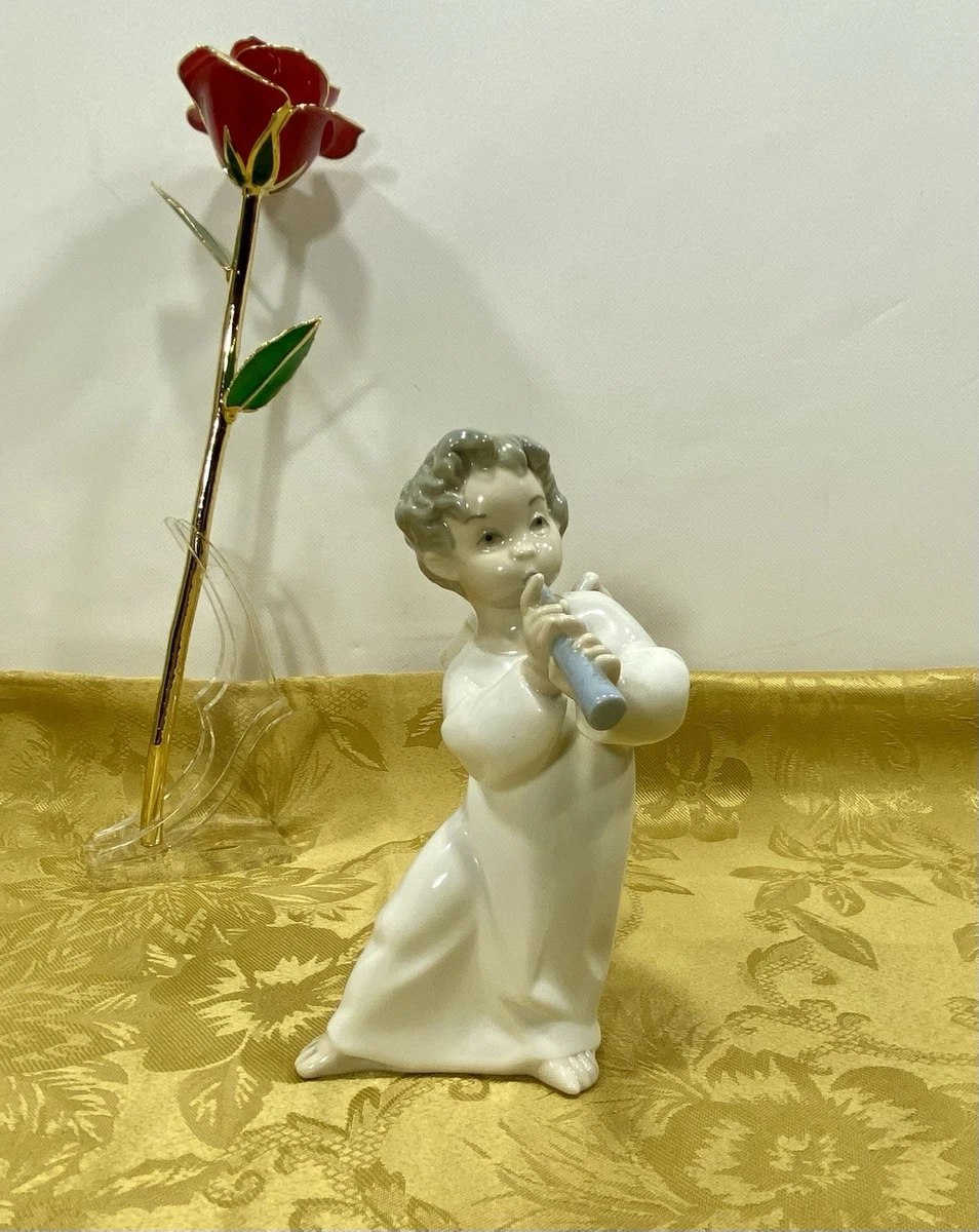 Lladro Angel With Flute In Lladro Angel Figurines for sale | eBay