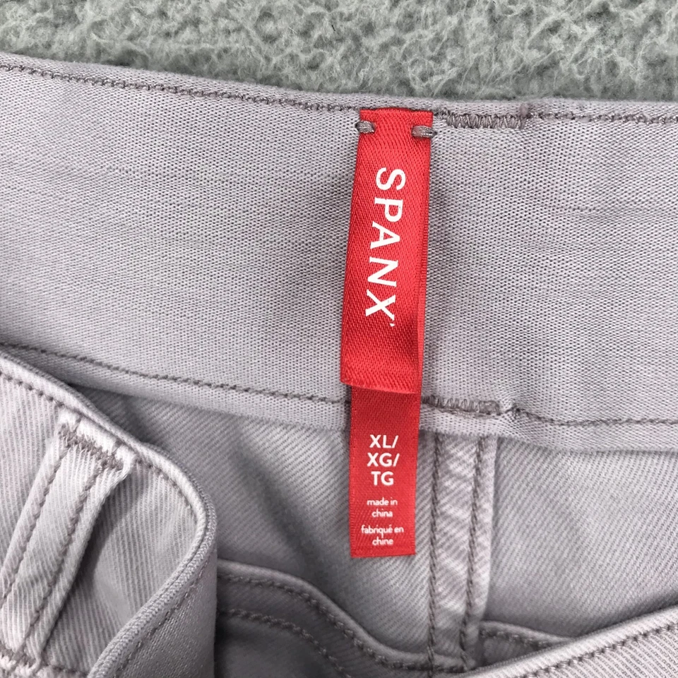 SPANX 短裤女式 XL 码丁香紫色 5 英寸拉弹力斜纹布贴袋 — 第 3/4 张图片