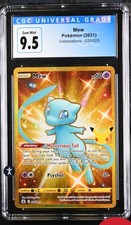 POKEMON CGC 10 - MEW SECRET RARO HOLO 025/025 CELEBRAZIONI 2021 INGLESE