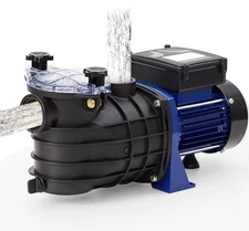 CrestWave 2HP Pool Pump,Powerful Self Primming 6340GPH Swimming Pool Pump