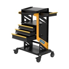 6-Tier Heavy Duty Tool Trolley Cart Roller Cabinet 4 Drawers For Garage Workshop