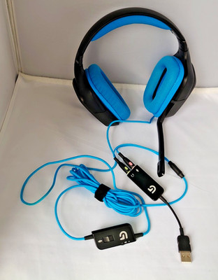 Logitech G430 Gaming-Headset USB / KLINKE 7.1 Surround Sound Mikrofon