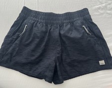VUORI Dash Shorts SMALL 3 Inseam Black Pattern EUC
