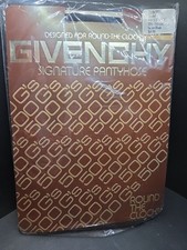 Givenchy Hosiery Signature Pantyhose Le Jet Back Style 586 "Model" Size