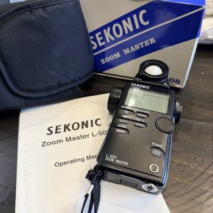 Sekonic L-508 Zoom Master Digital Light Meter with Box Case Manual L508