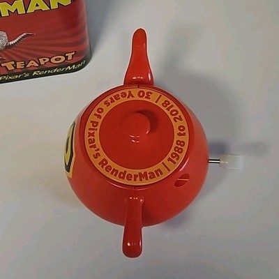PIXAR RenderMan 30th Anniversary Walking Teapot (READ) | eBay