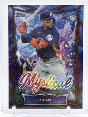 Fanatics Authentic 2025 MLBジャージCAM SMITH 2025 Topps Update CAM SMITH RC Rookie MYSTICAL Orange Foil #d 12