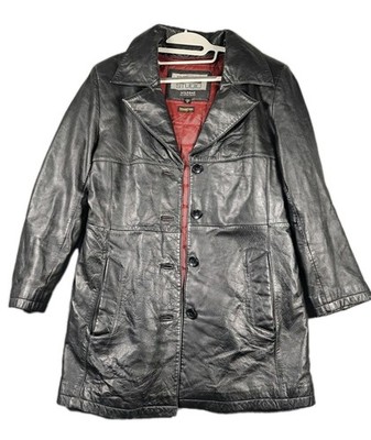 Pelle Wilson s Leather Women s Medium Black Thinsulate Ultra Jacket Quilt Lined