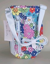 Vera Bradley Far Out Floral Lighten Up Crossbody Water Bottle Carrier Bag - New