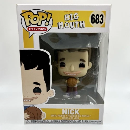 Funko POP! Television Big Mouth Nick Netflix #683 VAULTED