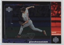 1998 Upper Deck Postseason Headliners Mike Mussina #416 HOF 0b3