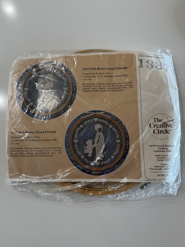 Lot Of Cross Stitch Odds & Ends, Kits, Frames, Darning Material, Crochet, Etc. - Picture 6 of 10