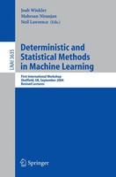 Joab Winkler (U. A.) | Deterministic And Statistical Methods In Machine Learning