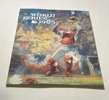 VTG SOUVENIR Official Game Program MLB World Series 1985 Cardinals vs. Royals