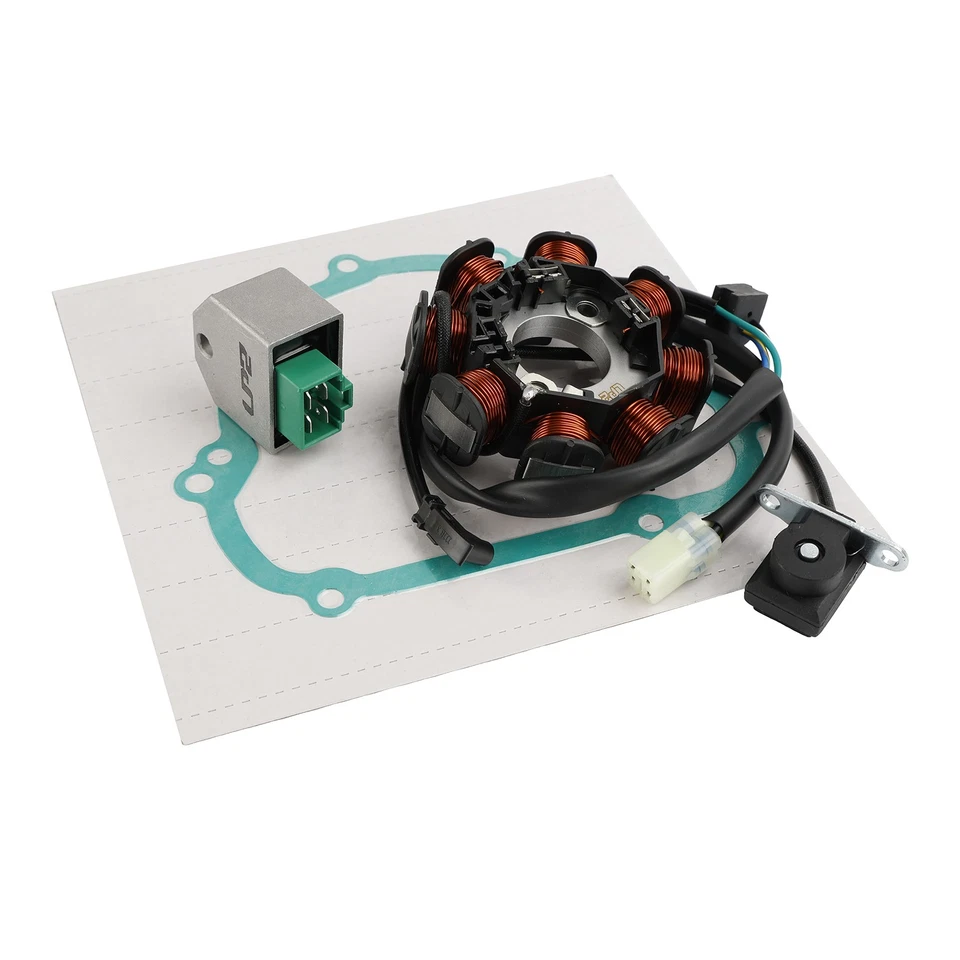 STATOR + REGULATOR RECTIFIER + GASKET FOR KAWASAKI KLX140 KLX140L KLX140G 08-23, Foto 2 de 4