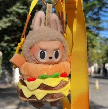 (No Dolls) DIY Hungry Burger Outfit for LUFUFU Macaron 17cm and Have A Seat 15cm
