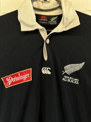 NEW ZEALAND 1994 1996 VINTAGE RUGBY JERSEY T-SHIRT L/S CANTERBURY
