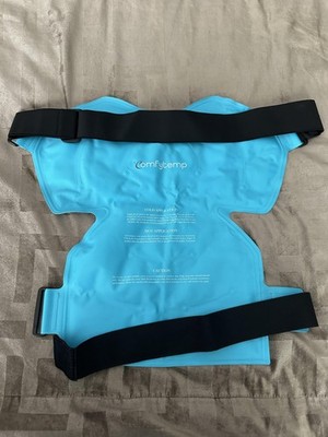 Comfytemp Hot Cold Gel Pack Microwaveable Adjustable Strap Pain Relief Blue
