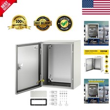NEMA Steel Enclosure, 16 x 12 x 8'' NEMA 4X Steel Electrical Box, Waterproof...