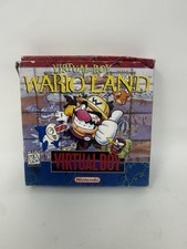 Wario Land Virtual Boy Complete With Box And Manual. Tested Working US Version