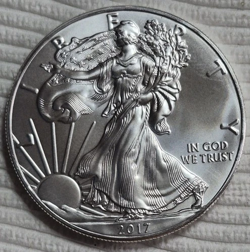 2017 P American Silver Eagle. Estimated Uncirculated 69. Video A0760