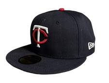 Minnesota Twins Midnight Navy NEW ERA 59FIFTY Fitted Cap. - Size 7 1/4