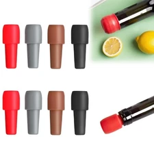 10PCS Silicone Wine Stoppers, Reusable Beer Wine Corks, Sparkling Bottle Stopper