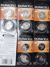 12ct Duracell Batteries 3v CR2016 Lithium Batton Coin Battery use by Jan 2034