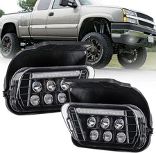 Led Fog Lights With Drl Compatible For Chevy Silverado Chevy Led Fog Light Led Fog Lights With Drl Compatible For Chevy Silverado Chevy Led Fog Light