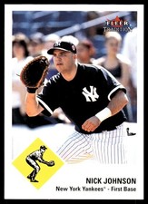 Nick Johnson 2003 Fleer Tradition #316 Yankees MLB READ FREE SHIP AutographDen