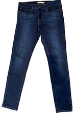 Levi's 711 Skinny Jeans Dark Blue Stretch Women's Size 27