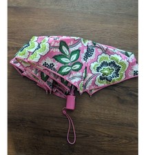 Floral Priscilla Pink Vera Bradley Travel Umbrella Folding Compact Portable