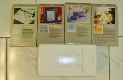 Singer 6268 Cartridges  and Sew Ware Embroidery Unit  Italy
